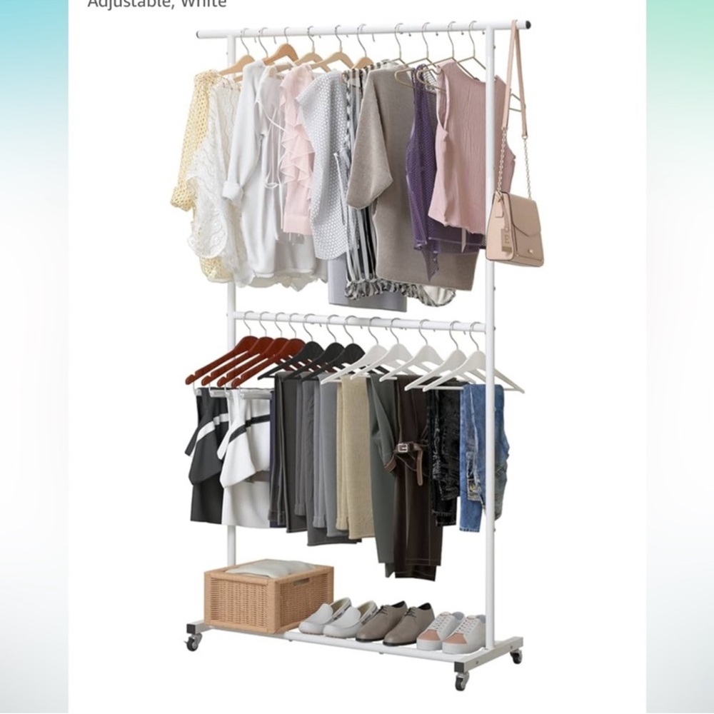 Double Rod Clothing Rack